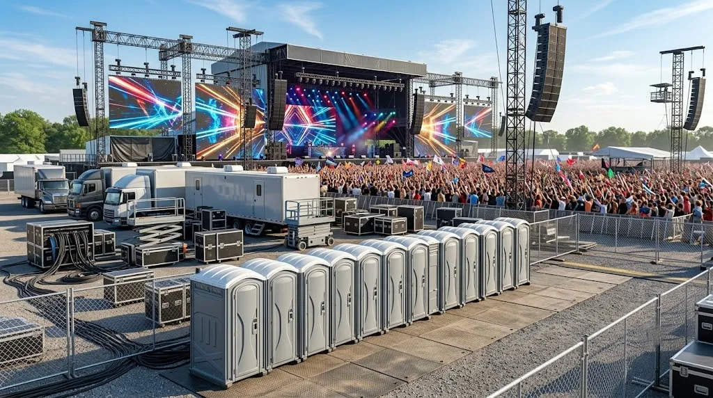 Concert Restroom Rental in Akron, OH