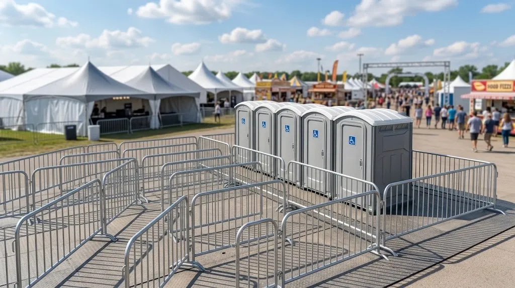 Crowd Control Barrier Rental in Akron, OH