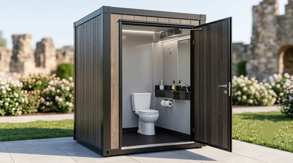 Deluxe Flushable Porta Potty in Akron, OH