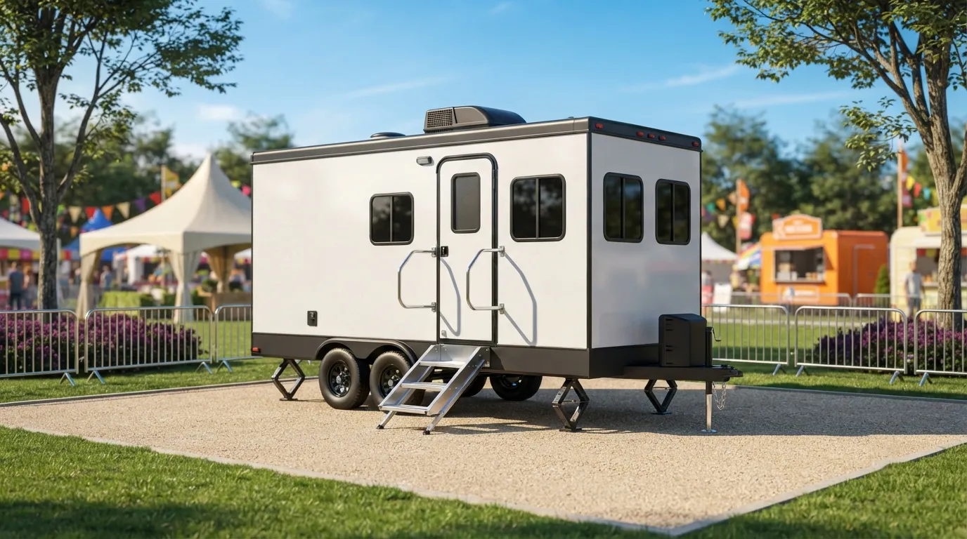 Restroom Trailer Rental Cost in Akron, OH